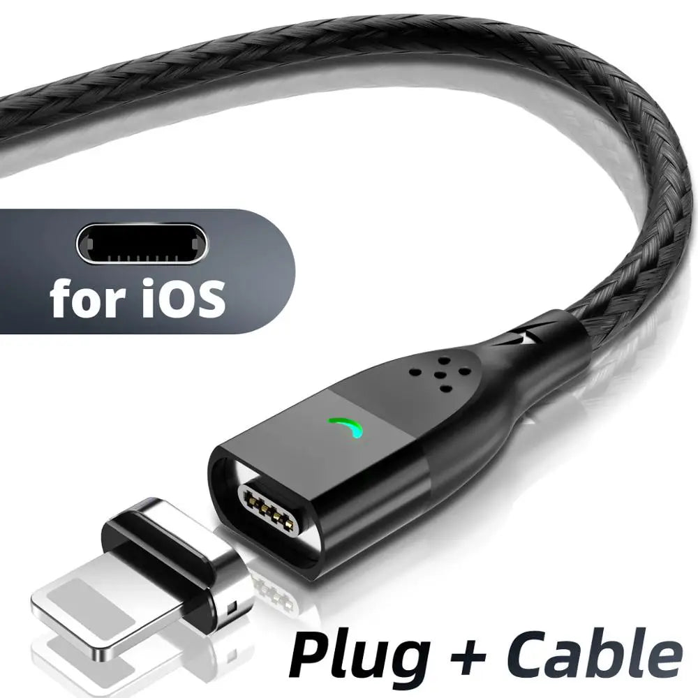 FONKEN Magnetic Micro USB Type C Cable Fast Charging Data Wire Cord Magnet Charger USB Type C Cable For Huawei xiaomi 13 pro