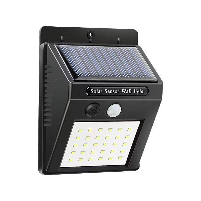 Solar Lamp Outdoor Lighting Garden Lamp Human Body Sensor Super Bright Waterproof Wall Lamp New Rural Home Outdoor Street Lamp
