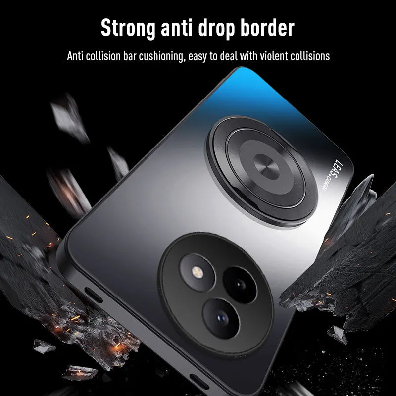 For Xiaomi Poco F3 F4 F5 F6 F7 Ultra X6 X7 Pro C71 Magnetic Ring Stand Back Phone Case Magsafe Ring Lens Protective Cover