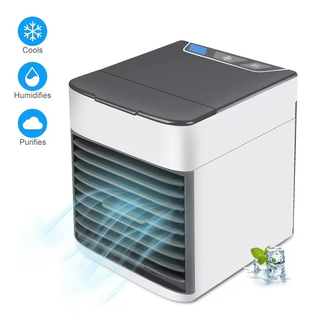 Air cooler mini air cooler cooling mobile household small cooling spray air conditioning fan desktop electric fan