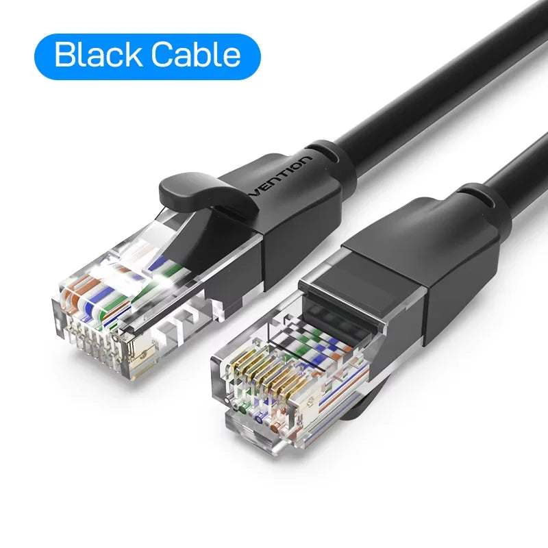 Vention Cat6 Ethernet Cable Gigabit High Speed 1000Mbps Internet Cable RJ45 Shielded Network LAN Cord for PC PS5 PS4 PS3 Xbox