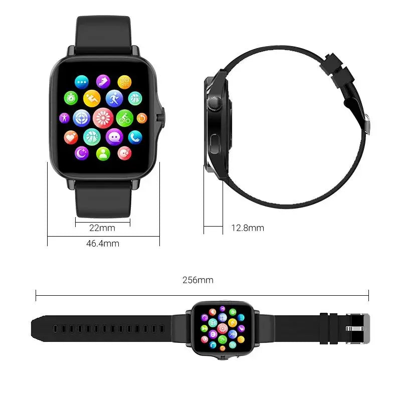 2026 Smart Watch Android Phone 1.44'' Inch Color Screen Bluetooth Call Blood Oxygen/Pressure Monitoring Smart Watch Women Men