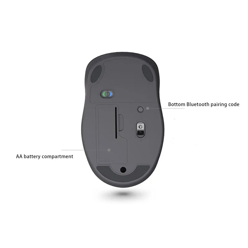 Mouse Lenovo Xiaoxin M1 Rock Gray Silent Wireless Mouse Wireless Mouse Office Mouse