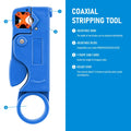 Stripping Pliers Decrustation Wire Cable Tools Stripper Stainless Steel  Hexagon Wrench Accessory Insulated Electrical Straight