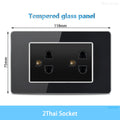 American Thai Standard USB Type-C 20W Fast Charging Power Outlet, Mexico with Smart USB C 3A Socket Wall Electric Light Switch