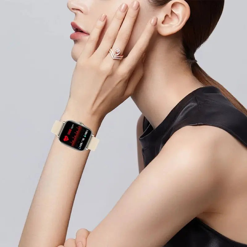 2026 Smart Watch Android Phone 1.44'' Inch Color Screen Bluetooth Call Blood Oxygen/Pressure Monitoring Smart Watch Women Men