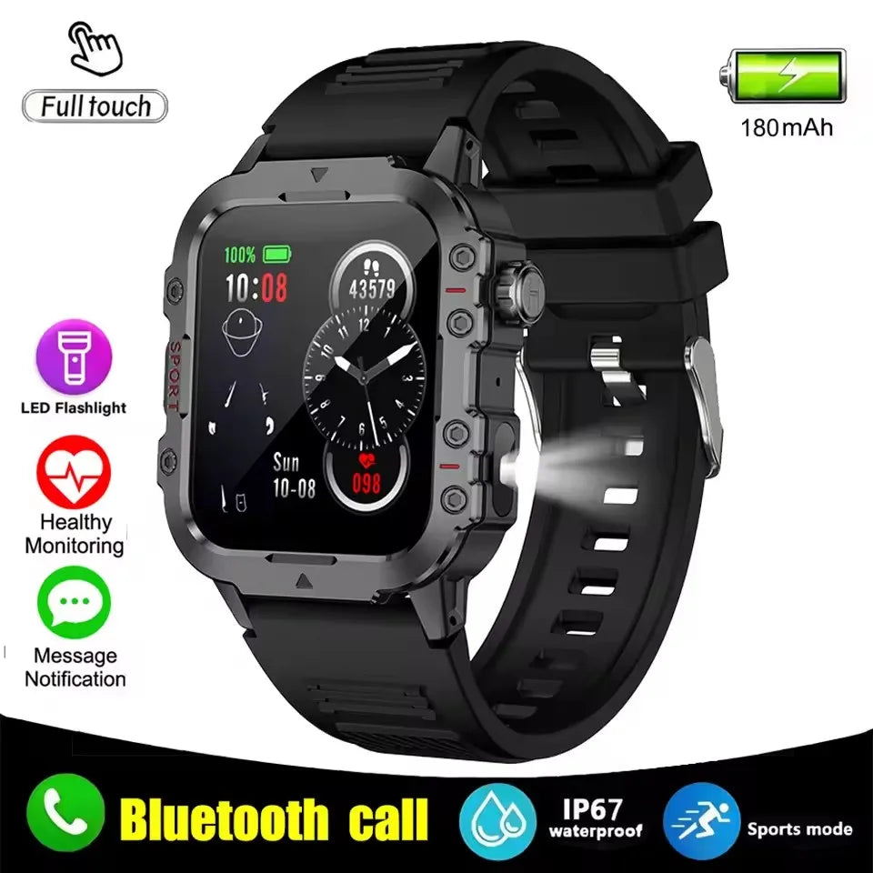 2026 Smart Watch Android Phone 1.44'' Inch Color Screen Bluetooth Call Blood Oxygen/Pressure Monitoring Smart Watch Women Men