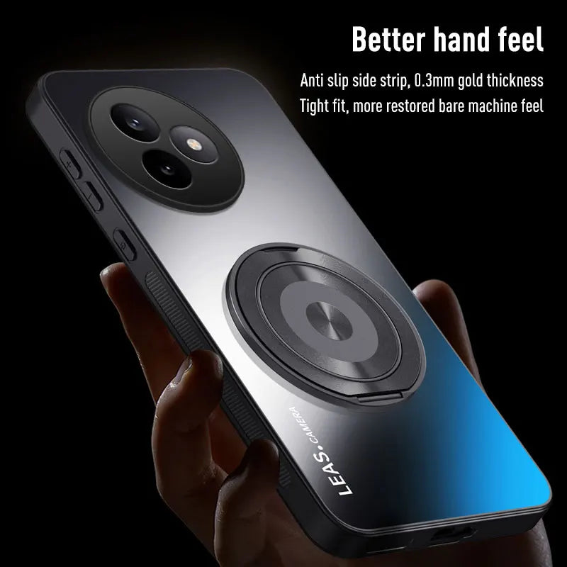 For Xiaomi Poco F3 F4 F5 F6 F7 Ultra X6 X7 Pro C71 Magnetic Ring Stand Back Phone Case Magsafe Ring Lens Protective Cover