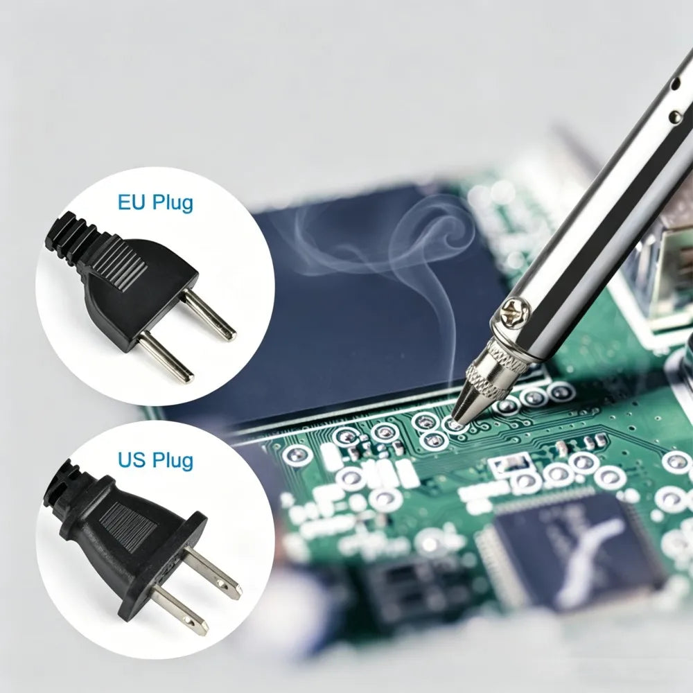 Electric Desoldering Machine Pen AC 220V Soldering Iron 30W PCB Solder Suction Vacuum Pump Welding Tools US Plug EU Plug