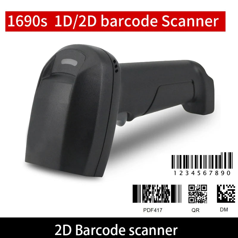 CHIYI 1D/2D Supermarket Handhel Barcode Bar Code Scanner Reader QR PDF417 Bluetooth 2.4G Wireless &Wired USB Platform