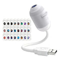 USB Starry Sky Projector Lamp with Clear Image Starry Sky Projector Touch Control 2-in-1 Night Light And Star Projector
