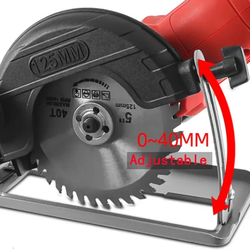 Dust Free 45° Adjustable Cutting Depth Positioning Bracket Angle Grinder Retrofit Cutting Machine Slotting Base for 100-125MM