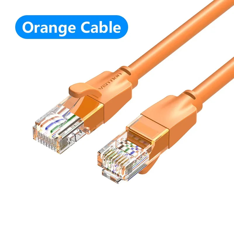 Vention Cat6 Ethernet Cable Gigabit High Speed 1000Mbps Internet Cable RJ45 Shielded Network LAN Cord for PC PS5 PS4 PS3 Xbox