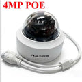 4K Poe Dome Security IP Camera With Audio 48V POE/DC 12V 4MP/5MP/8MP Super HD Infrared Night Vision Video Surveillance for Nvr