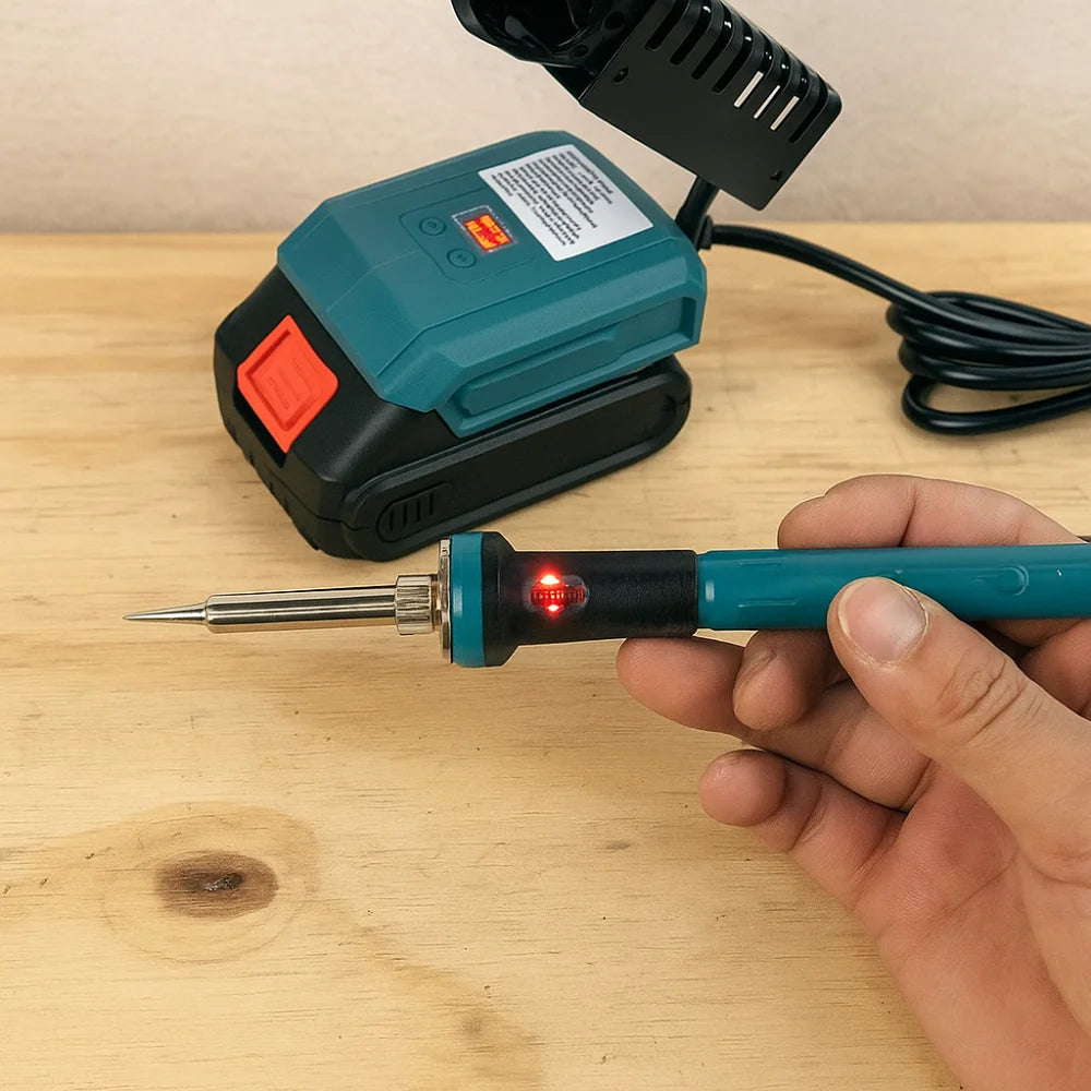 60W Power Portable Electric Soldering Iron 936 Tip 936M Solder Tip Cordless Soldering Iron Fast Heating Temperature Adjustable