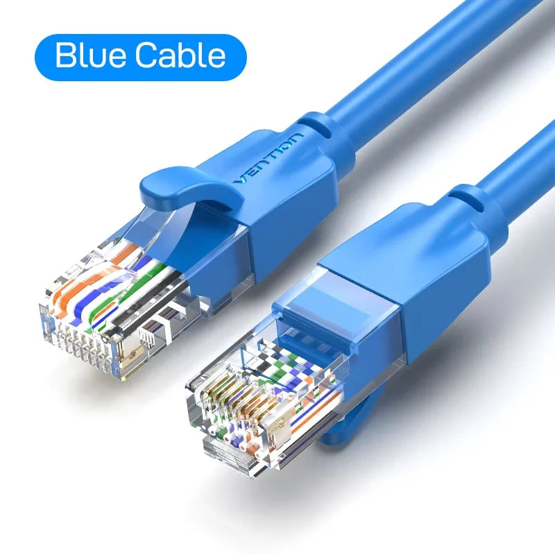 Vention Cat6 Ethernet Cable Gigabit High Speed 1000Mbps Internet Cable RJ45 Shielded Network LAN Cord for PC PS5 PS4 PS3 Xbox