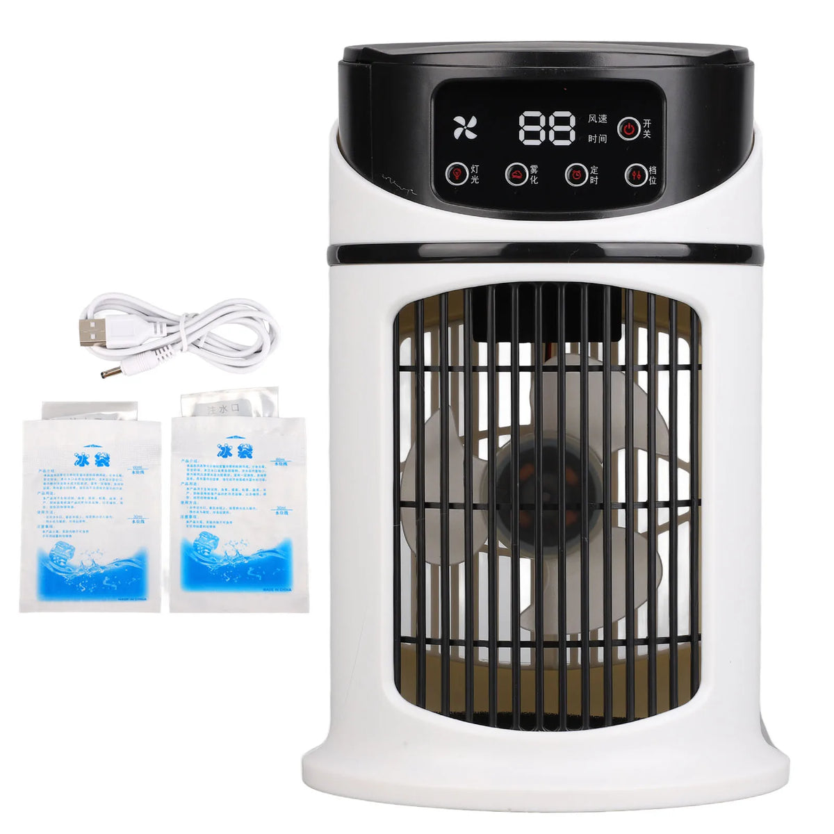 Air Cooler Portable  Air Conditioner Mobile Multifunction Air Cooler Fan Water Cooling Fan for Office Home Mobile Air Cooler