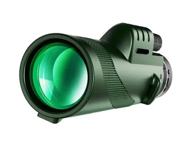 80x100 HD Monocular for Smartphone Adapter & Tripod Telescope with BAK4 Prism for Birdwatching, Hunting, Hiking, Outdoor Camping