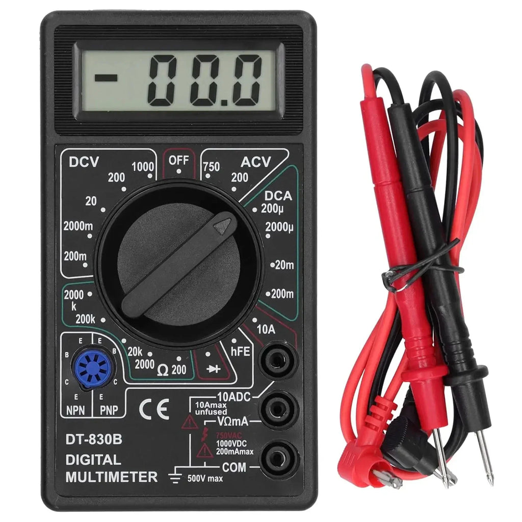 Digital Multimeter Tester DT830B Portable Voltmeter Ammeter Multi Meter for Electrical Car Battery Circuit Testing